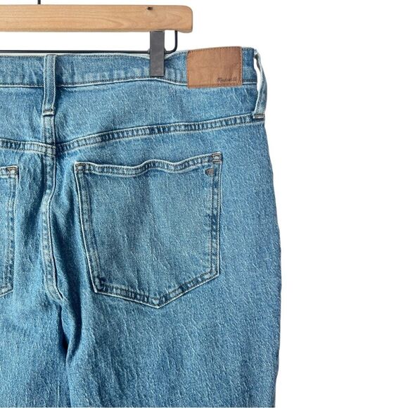 Madewell The Mid-Rise Perfect Vintage Jeans Ainsdale Wash Distressed Size 33 - Picture 7 of 10